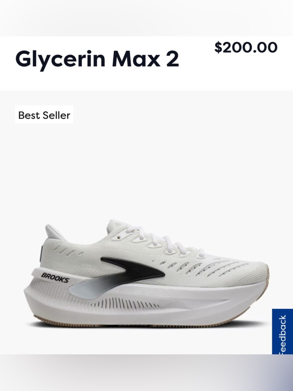Brooks Glycerin Max 2
